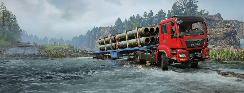 MAN Truck TGS 480 V1.0.2 Mod | SnowRunner Mods for PC