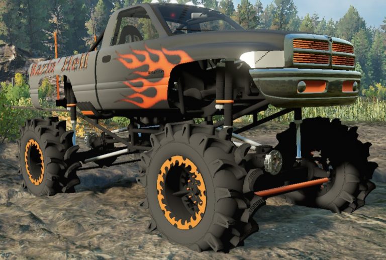 Razin Hell Mega Truck v1.4.7 Mod | SnowRunner Mods for PC